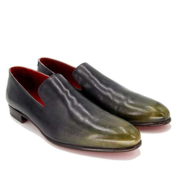 BERLUTI James Tobacco Leather Brogue Goodyear Construction Slip On sz 11.5 main image 10